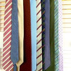 Bundle of 11 ties . Some designer , all great names